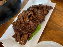 酱爆鹅肝-大自然醉鹅·铁锅火焰鹅(上海联洋店)