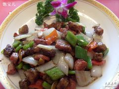 黑椒鸭肝牛柳粒-万柳阁小馆·花园餐厅(龙潭湖店)