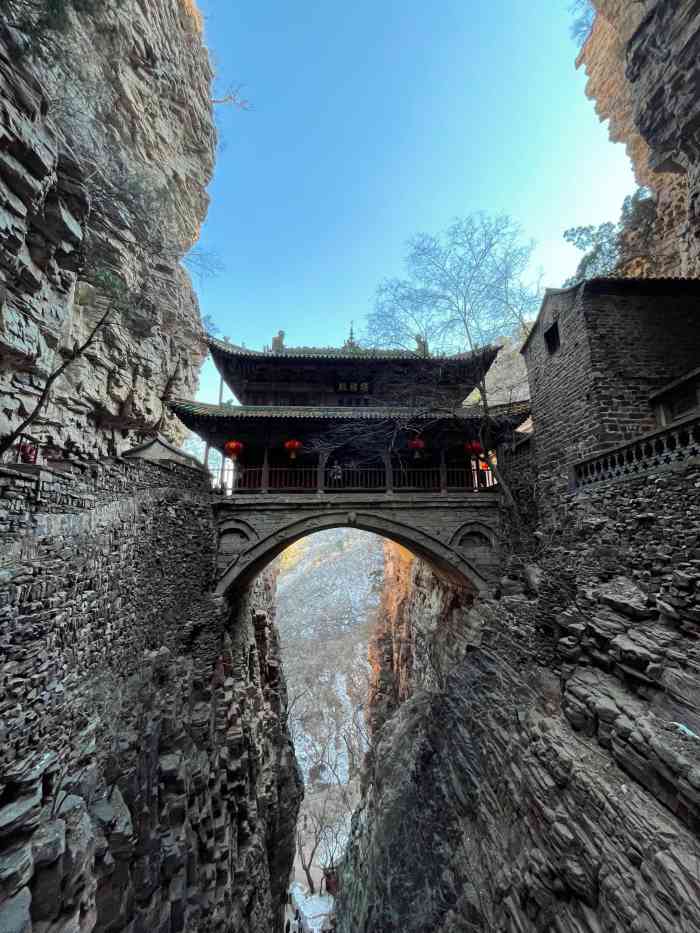 苍岩山风景名胜区-"山不高,风景一般,桥楼殿还值得一看.名气.