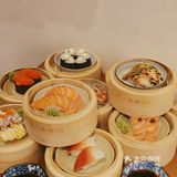 🍵日料×早茶跨界？一盅两件寿司也太潮了吧