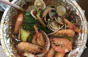 Clam Squid Shrimp Beef Meatball Stir-fry