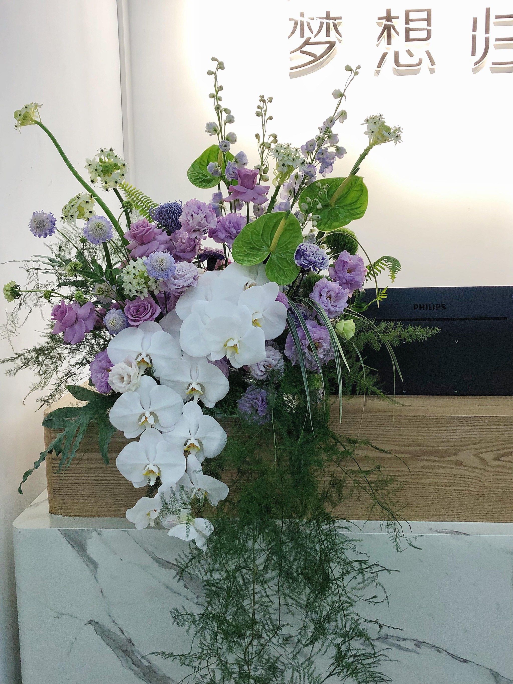 企业花束 前台桌花 开业花礼 鲜花