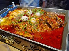 荔枝香辣味烤鱼-鱼酷活鱼烤鱼(静安大融城店)