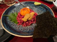 海胆拌生牛肉-九州酒场ひこぞう(1号店)