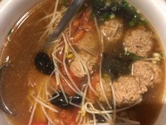 豆芽圆子汤-赤宴·川菜(玉林店)