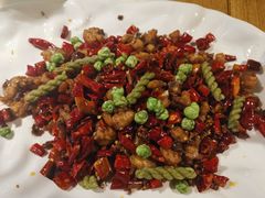 川椒辣子鸡-绿茶餐厅(西单老佛爷店)