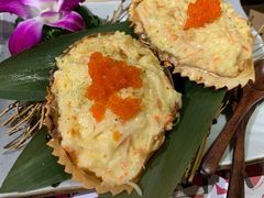 芝士焗蟹宝-鲔吞·和牛寿喜烧(闵行区绿瘦酒店)
