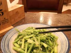 炒小青菜-九华山聚龙大酒店