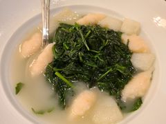 上汤虾滑竹笙辣椒叶-广州文华东方酒店·江-由辉师傅主理