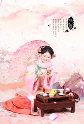 -后宫·古装汉服京剧儿童亲子全家福摄影