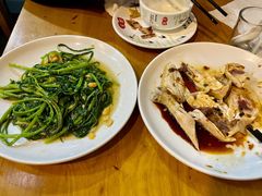 椒丝腐乳空心菜-潮粥馆(长江花园店)