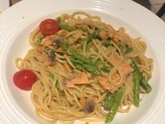 莳萝芦笋珍鲑意面-必胜客(欧亚卖场店)