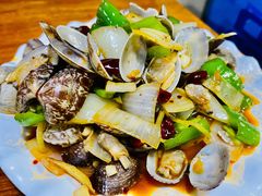 爆炒花斑蛤-温州一家人美食(西木头市店)