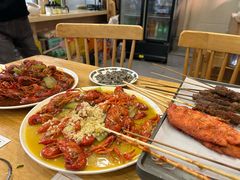 -東豫狼鲜货烧烤. 碳火烤鱼. 小龙虾(上海首店)