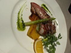 嫩煎鲜鱿配烤流彩时蔬-Solo(衡山路店)