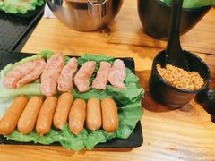 脆皮肠拼韩肠-御记碳烤肥牛(东城万达店)