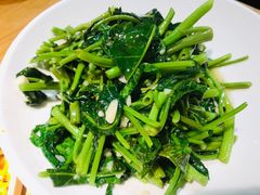 清炒空心菜-胡马八破·川菜小馆(高新万达店)