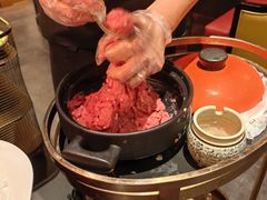 手捶生牛肉丸-牛村来人潮汕牛肉火锅(西单店)