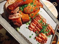 烤肉烤鸡双拼-绿茶餐厅(杭州黄龙K-lab店)