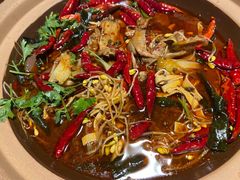肥肠砂锅（牛蛙需另加）-马头巷·隐庐居·红油大虾(园区店)
