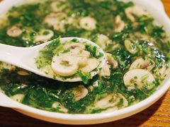 荠菜烩蘑菇-建国328 本帮小馆·面馆