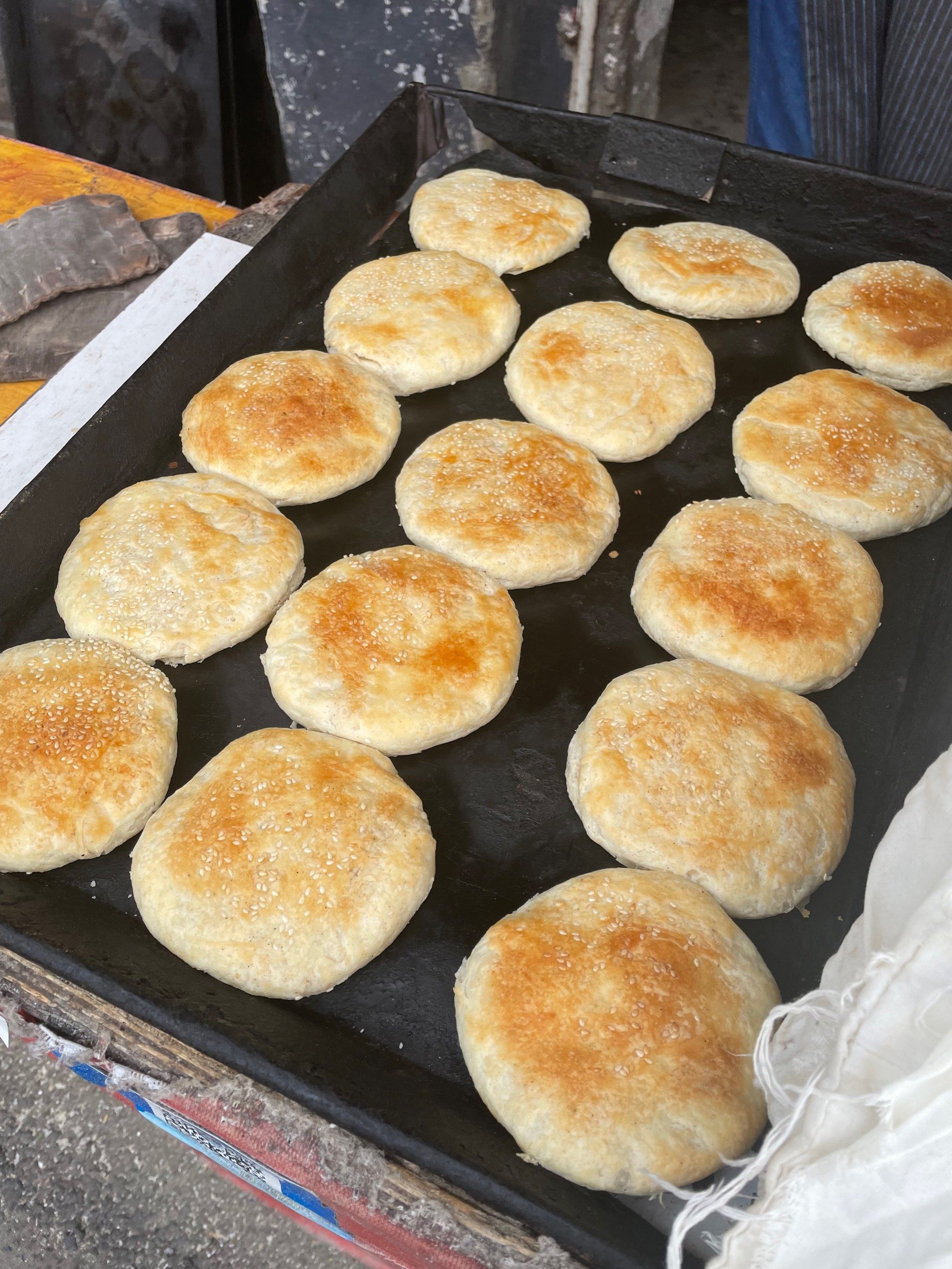 沧州一元一个的油酥烧饼
