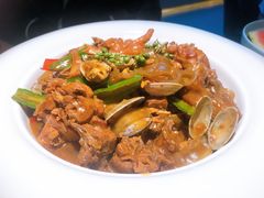 花蛤闷土鸡-悦海·家宴·冰花皮皮虾大锅贴(宝龙店)