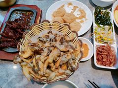 干炸鲜蘑-屋里家延边朝鲜族冷面(南园店)
