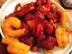 椒香虾仁爆鸡球-陈傻子餐厅(世纪都会店)