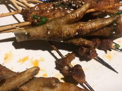 -路边摊小炉子烧烤