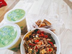 牛肉腰花二合一豆皮-周记热干面豆皮大王(桃花东街店)