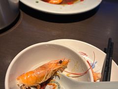 芫茜炒鲜虾-大头虾越式风味餐厅(光明广场店)