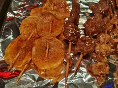 -路边摊小炉子烧烤