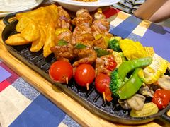 法喜达猪肉拼盘-遇见西木美式餐厅(体育路店)