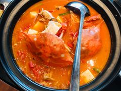 梭子蟹豆腐番茄煲-菲乐餐厅(三十年经营·湖滨路店)
