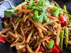 干煸牛肉丝-张关合渣(航空大道店)