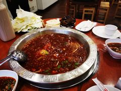 特制红汤锅底-刘胖娃鱼庄·特色肥肠鱼(杨家坪店)