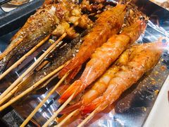 -路边摊小炉子烧烤