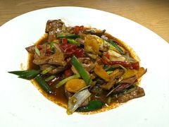 小炒羊肝-百年认一力·清真牛羊肉(南中环店)