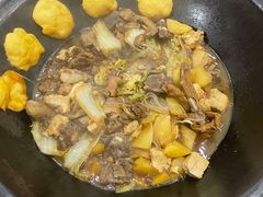 -粘豆包柴火铁锅炖