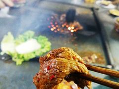 五花肉包生菜-浩文烧烤