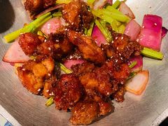 蒜香蜜汁排骨-绿茶餐厅(布吉万象汇店)