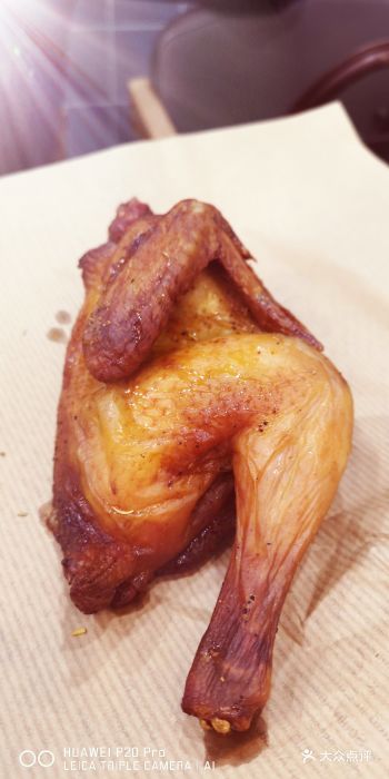 驿见美式汉堡加州果木烤半鸡图片