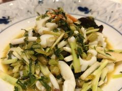 雪菜冬笋炒目鱼-虎哥私房菜(馒头山店)