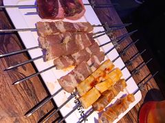 原味五花肉-三个蒙古大叔羊肉串(大宁店)