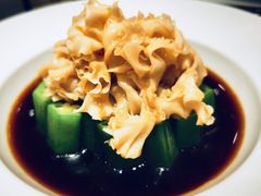 捞汁秋葵绣球菌-阿庄新豫菜(通泰路店)