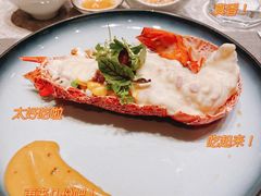 铁板鲜活龙虾佐甜玉米芝士白酱-LH TEPPANYAKI铁板烧(陆家嘴店)