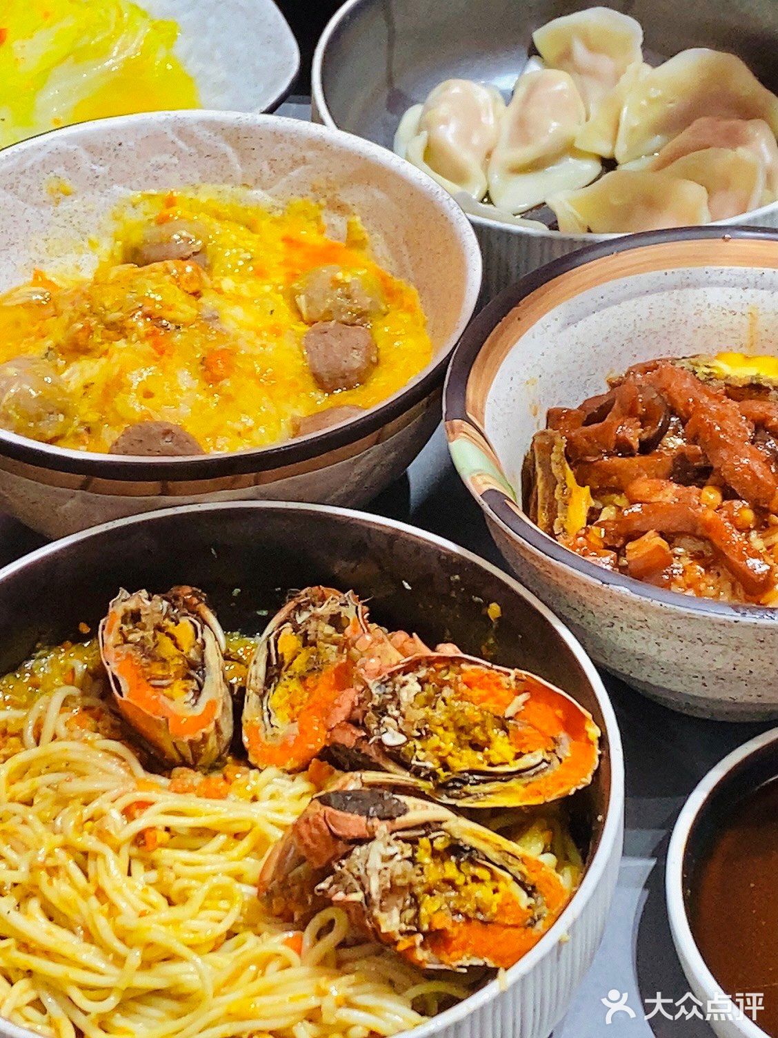 打卡新街口必吃美食[胜利]黄金蟹黄拌面 🦀
