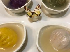 彩虹四色虾饺-名点一号·精致茶点·手工制作(天贵店)