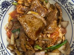 番茄汁拌川加猪肝-复兴面王(河东路起源店)